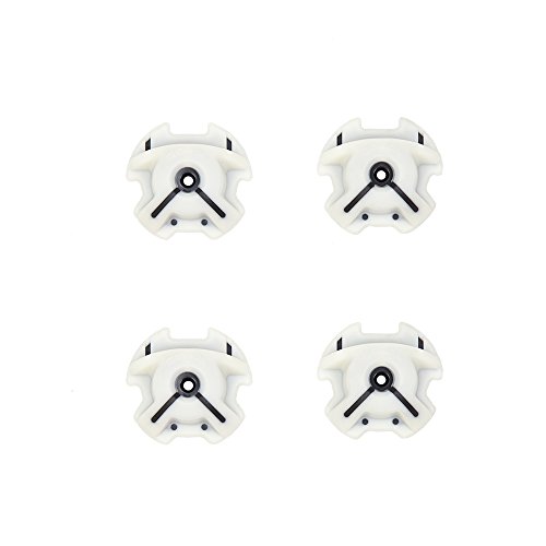 Demon Wedge Snowboard Wall Mounts White Combo Pack (2 Pairs-Hangs 2 Snowboards)