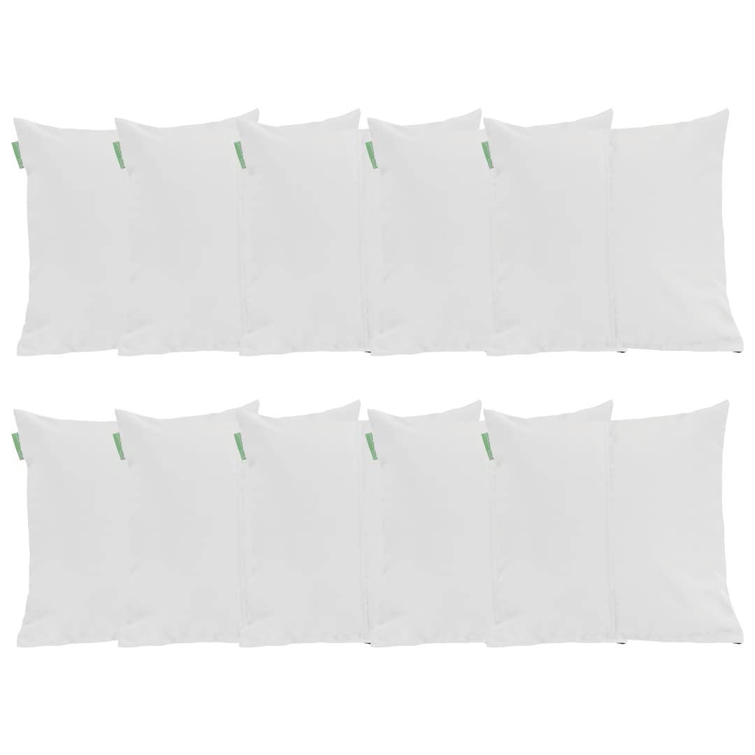 Gardenista Large Garden Scatter Cushion | Water Resistant Hollowfibre Filled Outdoor Seating Furniture Pillow | Great for Patio Rattan Chairs | Comfy & Lightweight (10, White) — image 1