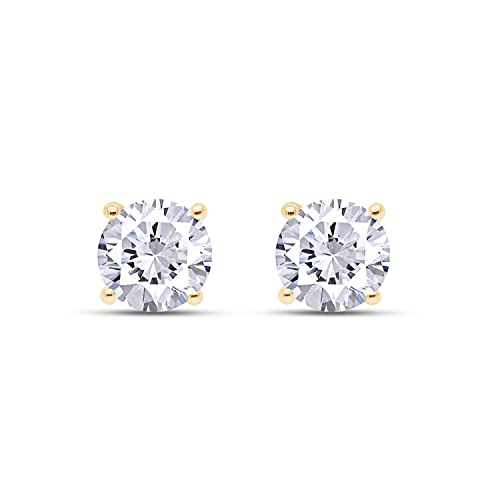 SAVEARTH DIAMONDS ���E���h�J�b�g(0.20�J���b�g����3.00�J���b�g) ���A�b�T�i�C�g�l�H�_�C�������h 4�v�����O�\���e�B�A�X�^�b�h�s�A�X 14K�S�[���h�I�[�o�[�X�^�[�����O�V���o�[�W���G���[ ���f�B�[�X (D-E �J���[ VVS1�N��