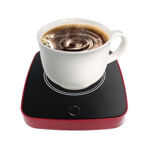 Coffee Mug Warmer - Gifts for Women - Fast Heating 16W Coffee Warmer with 3-Level Temperature Adjustment, 8H Auto Shut-Off, Small Gifts Cup Warmer Suitable for Coffee, Tea, Water, Milk, and Candle Cover