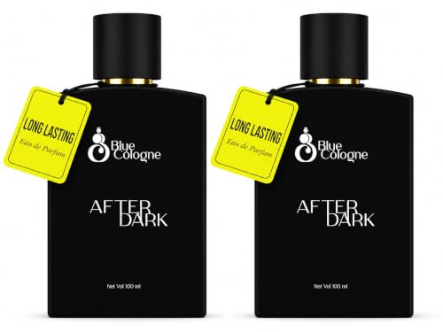 Image of AfterDark Edp Premium Perfume For Man & Woman, 2x100 ml | Long-Lasting Eau De Parfum | Tobacco, Vanilla & Spices | Luxury Fragrance For Modern Lifestyle | Ideal Gift For Him (Pack of 2)