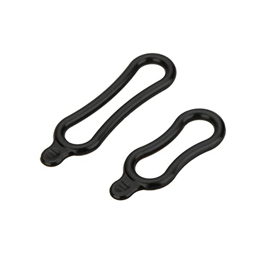 Elastic Lightweight Rubber O Rings for Headlamp Bike Bicycle LED Headlight Black 10Pcs
