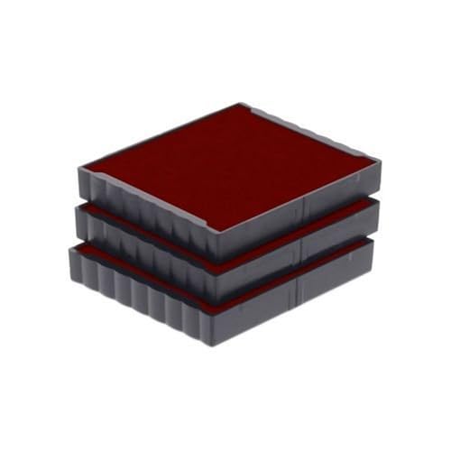 Cartouche d'encre rouge Trodat 6/4924 lot de 3 pour marquage quotidien