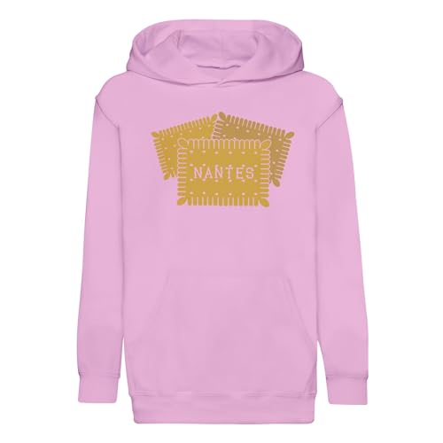 Sweat à capuche enfant Nantes Biscuit en coton premium pour garçon et fille