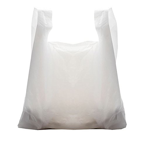 Standard bianco gilet stile sacchetti in plastica