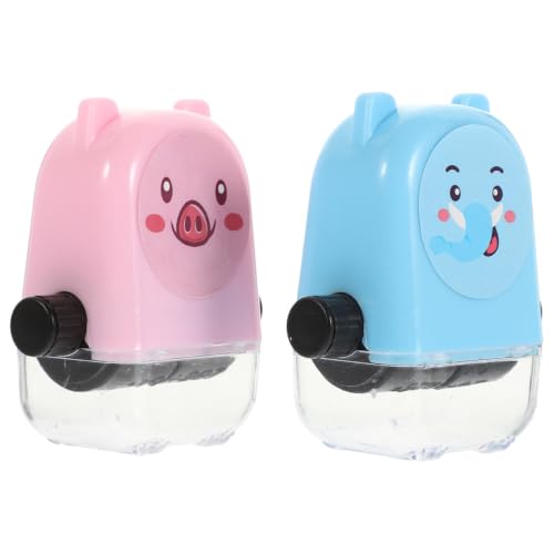 Sello matemático de plástico pack de 4 piezas con tinta para cálculo infantil