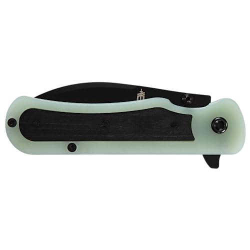 Gerber Gear Confidant EDC Pocket Knife, 3.2" Drop Point Plain Edge Folding Knife, Jade and Black Bamboo - Image 3
