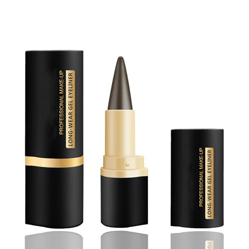 Eyeliner Marrone Pen, Penna per Eyeliner in Gel, Matita Occhi Resistente All'acqua, di Lunga Durata Crea un Look Occhi Deciso (Marrone)