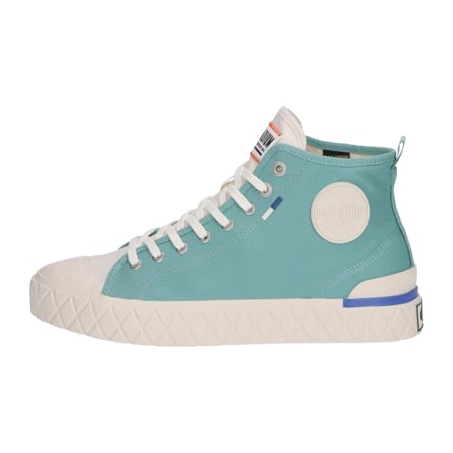 Image of Palladium Unisex Palla Ace Mid Organic Canvas Lace Up Sneaker