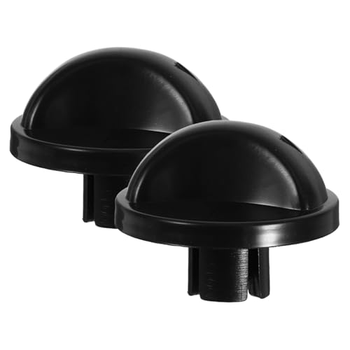 UKCOCO 2pcs Universal Electric Fan Switch Replacement Knobs Black Fan Control Knobs Timer Function and Range Control