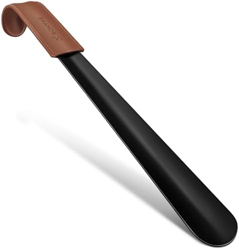 ZOMAKE Shoe Horn Long Handle for Seniors Men Women,Metal Long