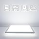 slochi LED Deckenleuchte, 18W Ultra Dünn Deckenlampe Flach 22cm, 6500K Kaltesweiß, LED Deckenleuchte Quadrat für Schlafzimmer, Wohnzimmer, Bad, Balkon, Flur, Küche