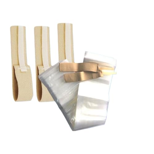 Confezione Da 10 Dispositivi Di Fissaggio For Catetere Esterno Maschile Antiscivolo, Cintura Fissa Regolabile Incontinenza Urinaria, Cinghia Supporto Elastico Morbido Riutilizzabile(2Belt+100Bag) - 5