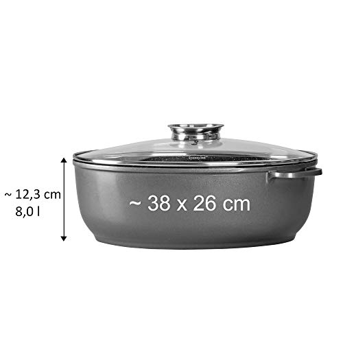Bräter Stoneline Gourmet oval 38,8 x 26,3 cm 8 L