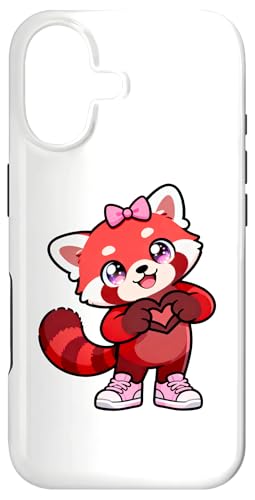 Cute Red Fox Coquette Bow Retro Red Fox Kids Girls �X�}�z�P�[�X iPhone 17 �p