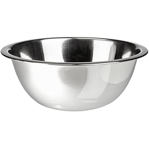 Weis Apilables Bol para masas de Cocina Cuenco de Mezclar Cuenco Cuenco Acero Inoxidable 1,5 litros Cover