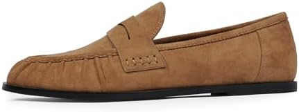 QIY Penny Loafers for Women 2026 Comfortable Flats Shoes