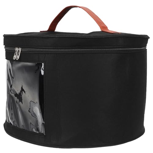 HOOTNEE Desktop Doll Box Convenient Storage Container for Hats Socks Ties More Felt Material Organization for Home Travel