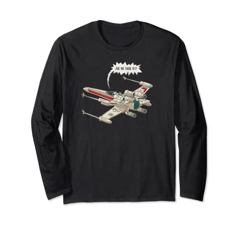 T-shirt Star Wars X-Wing manches longues en coton doux qui ne se déforme pas au lavage