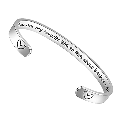 Btysun Bracelets for Women Mothers Day Bracelet Gifts from Daughter Inspirational Gifts for Women Graduation Gifts for Her Motivational Birthday Cuff Bangle Friendship Personalized Mantra Jewelry…