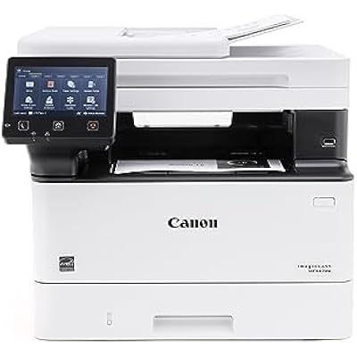 Canon imageCLASS MF462dw - Monochrome, Duplex Wireless Laser Printer, All-in-One with Scanner, Copier, Fax, Home or Office, Auto Document Feeder, Mobile Ready, 37 PPM, White
