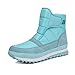 Bottes de neige en plein air d'hiver pour femmes ski autocollant magique léger randonnée antidérapante durable coupe-vent velours bottes chaudes