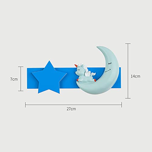 Lámpara de pared junto a la cama para dormitorio infantil de metal 5