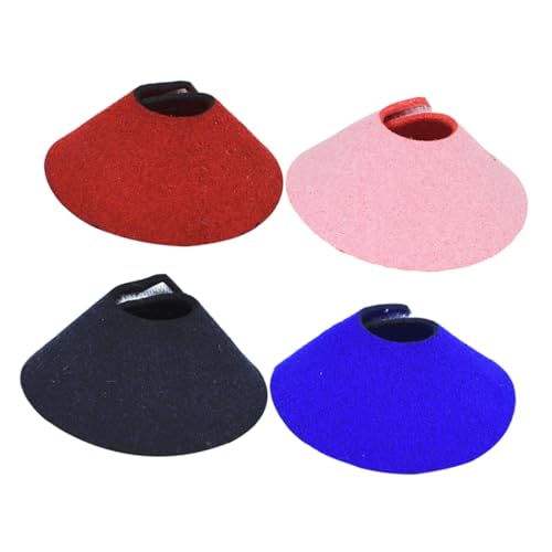 Happyyami 2sets Parrot Collar Bird Collar Pet Bird Soft Fabric Scratch Recovery 4pcs*2