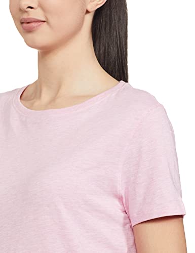 Image of Van Heusen Women Lounge T-Shirt - 100% Super Combed Cotton - Round Neck, Short Sleeves