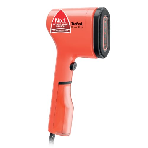 T-Fal Pure Pop 1300W 20g Red Handheld Garment Steamer - Image 2