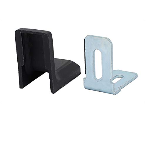 Sourcingmap 28mmx17.5mmx28mm Plastic L Shape Cover Right Angle Corner Brace Black 20pcs, As Shown in Image - Image 3