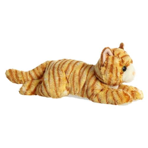 Aurora® Adorable Flopsie™ Ginger Cat™ Stuffed Animal - Used to Create Imaginative Play Adventures - Perfect for Birthdays, Kids and Adults, All Ages - Orange 12 Inches