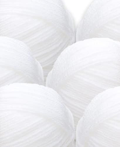 Lion Brand Yarn YNLBBSOWH6BG Baby Soft - 6 Skeins thumb #1