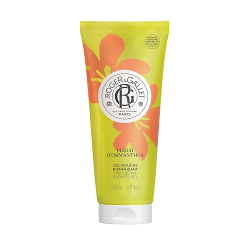 Roger&Gallet - Fleur d'Osmanthus - Gel doccia di Benessere - Mandarino Italiano, Osmanto, Benzoino - 200ml