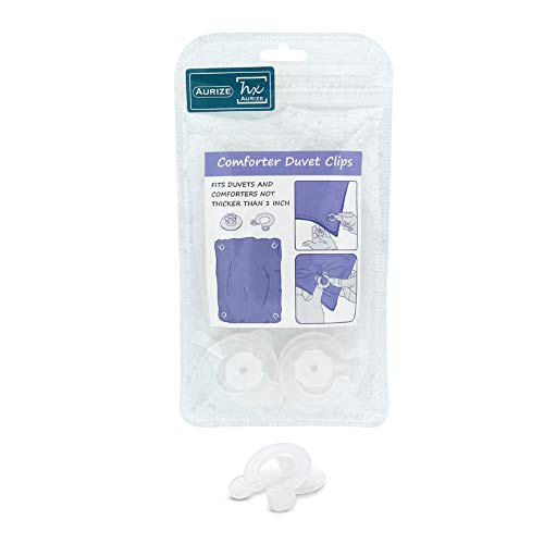 HX AURIZE Duvet Donuts Holders Fasteners Keep Corner in Place, Set of 8 Comforter Grippers