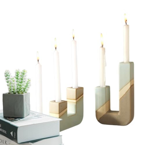 Portavelas para velas de pilar, portavelas de cerámica, portavelas de cerámica, soporte para velas, decoración de boda, decoración del hogar para velas de hechizo, velas cónicas, incienso