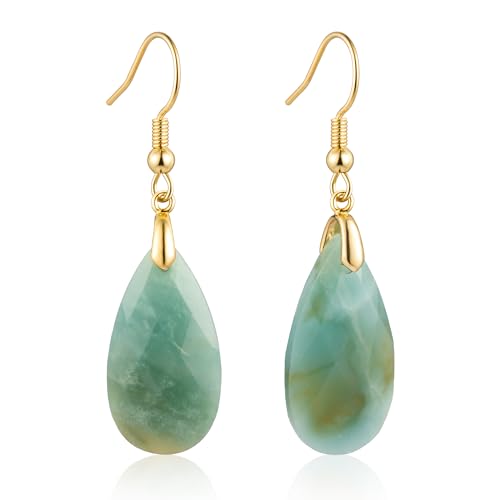 SELOVO Teardrop Fishhook Dangle Drop Earrings for Women Crystal Earring