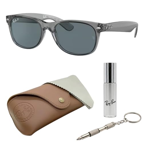 Image of Ray-Ban RB2132 NEW WAYFARER CLASSIC POLARIZED Sunglasses w /Official Kit