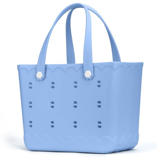 Rubber Beach Bag Waterproof Durable Tote Bag for Beach Sports Pool Modern Rubber Tote2