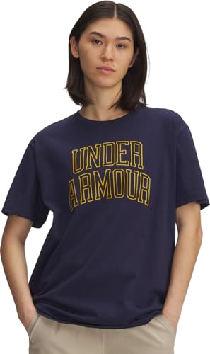 Under Armour Rival Os Campus Tee shirt femme ample et respirant pour le sport