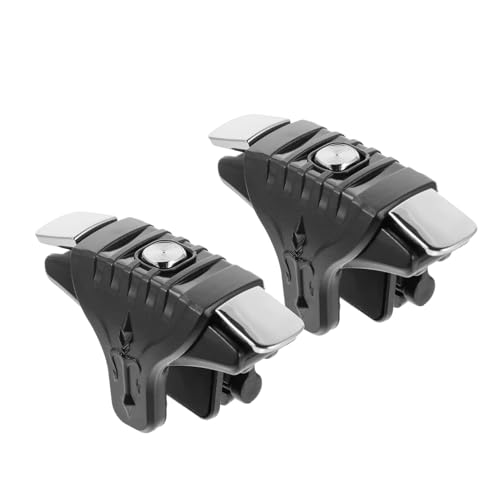 Ipetboom Gatillos para Mando de Juegos Compactos y Duraderos Accesorios para Móvil Color Negro Diseño Portátil y Práctico para Juegos de Disparos y Control Rápido