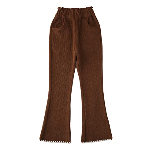 Girls Flare Leggings Kids Elastic High Waisted Bell Bottoms Pants Stretchy 𝐁ootcut Yoga Pants Full Length Pant