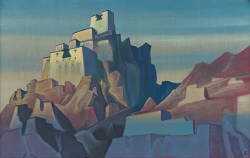 Lienzo Castello in Ladakh de Roerich: Lleva la paz de las montañas a tu salón