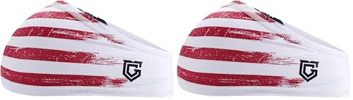 Image of Gridiron Gladiator Football Bandana - Skull Headwrap, Sports Head Wrap for Men's Workout