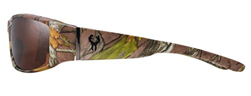 Hornz Polarized Sunglasses for Men Brown Forrest & Orange Camouflage Full Frame2