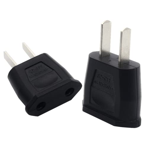 VIEVRE 2 Stück Reiseadapter,EU to US Adapter,Adapter USA Deutschland Stecker,Reisestecker USA,USA Stecker Adapter,Deutschland auf US-Steckeradapter,Europa/US/China/Japan/Kanada/Mexiko Universaladapter Cover