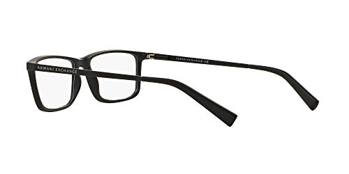 Image of Armani Exchange mens Ax3027f Low Bridge Fit Rectangular Prescription Eyewear Frames