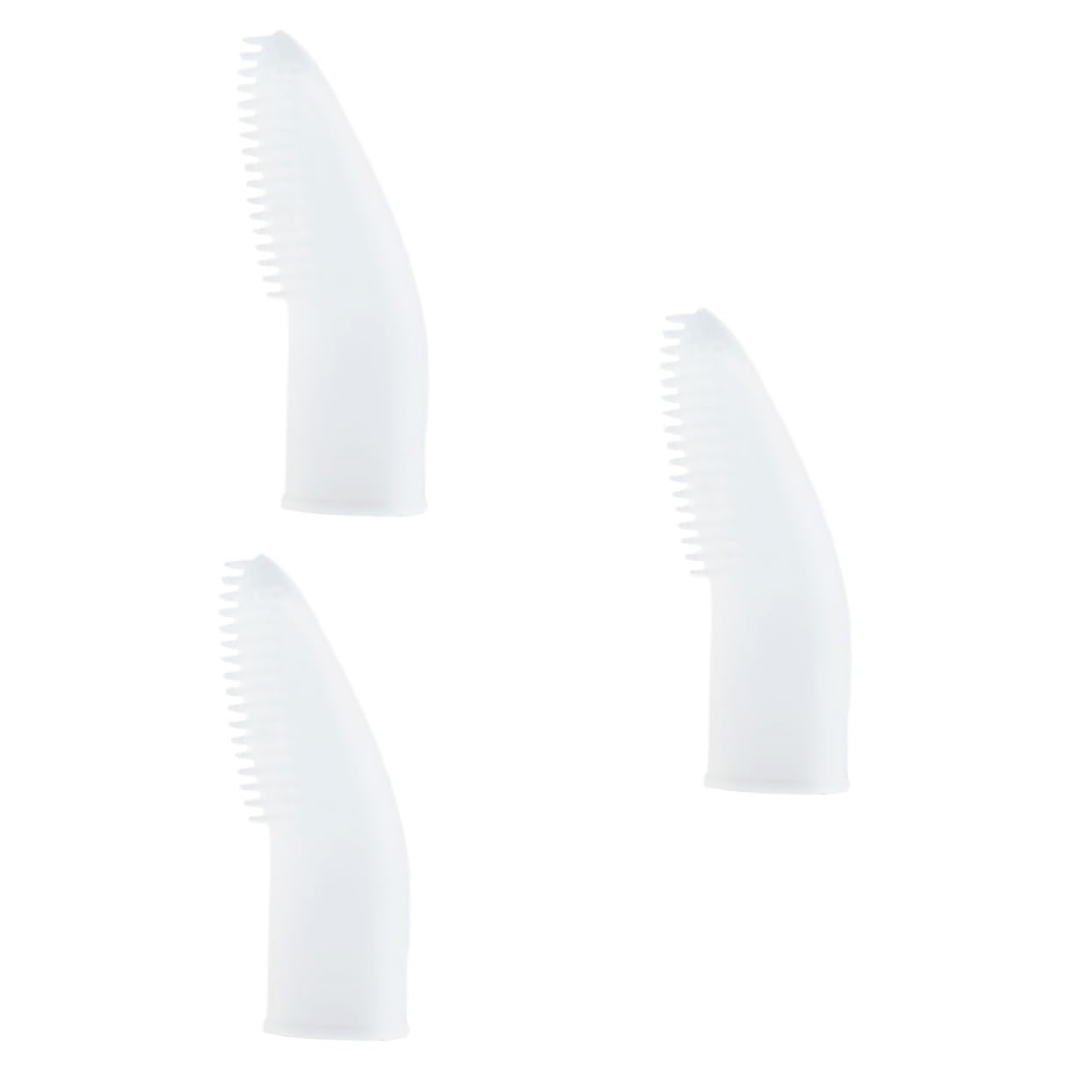 BESPORTBLE 3 Pièces chien nettoyage brosse à dents brosse à dents pour animaux de compagnie soins bucco-dentaires pour chiots brossette animal de compagnie brosse à doigts pour chien