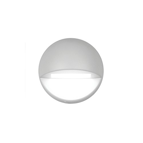 LED 12V Round Deck and Patio Light 2700K in White