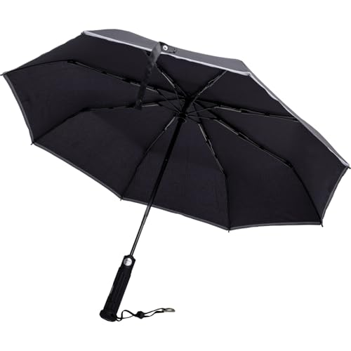 Uzi Tactical Self Defense Umbrella – Windproof Unbreakable Fiberglass with Carbide Tip - Lightweight, Large, Portable, Travel Umbrella for Men & Women – Combat-Ready for Rain, Snow & Wind